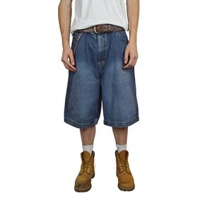 Colorado Mens Baggy Denim Shorts Blue Medium Wash Size 38 Y2K Streetwear Relaxed